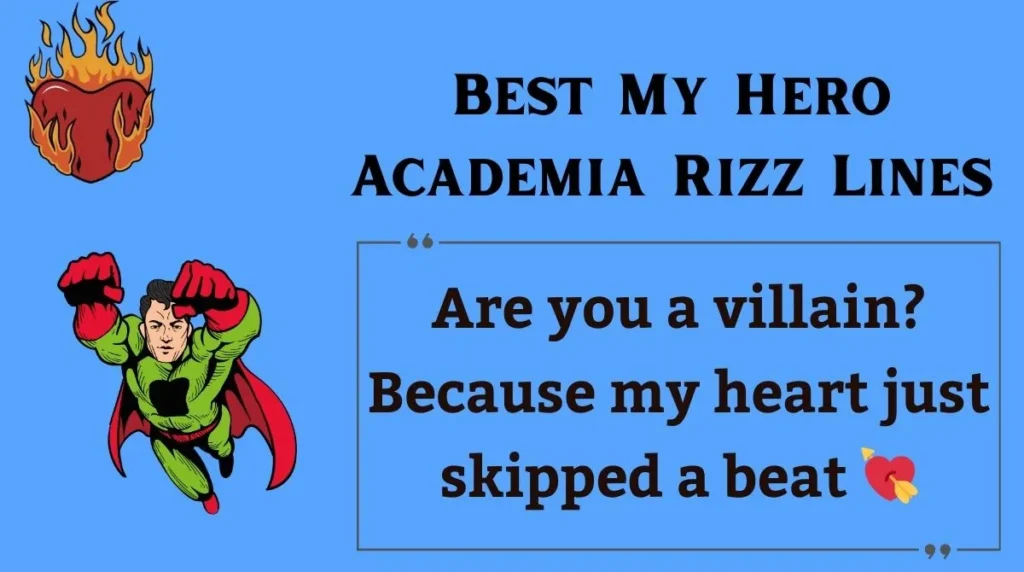 Best My Hero Academia Rizz Lines