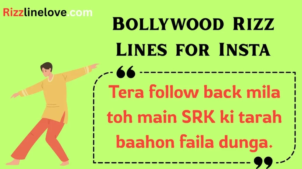 Bollywood Rizz Lines for Insta