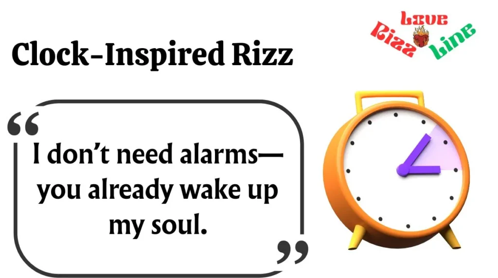 Clock-Inspired Rizz