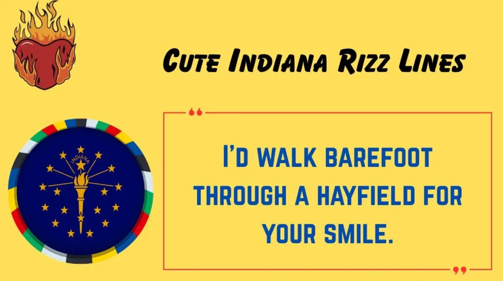 Cute Indiana Rizz Lines