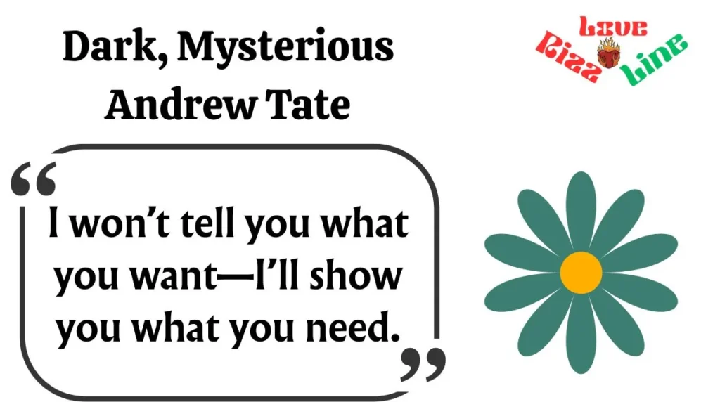 Dark, Mysterious Andrew Tate
