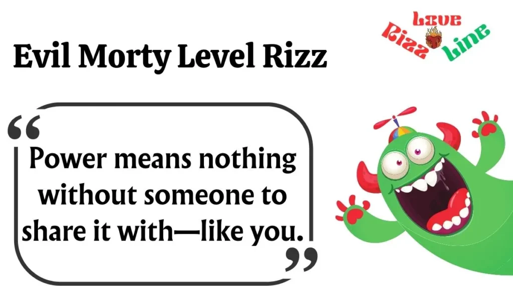 Evil Morty Level Rizz