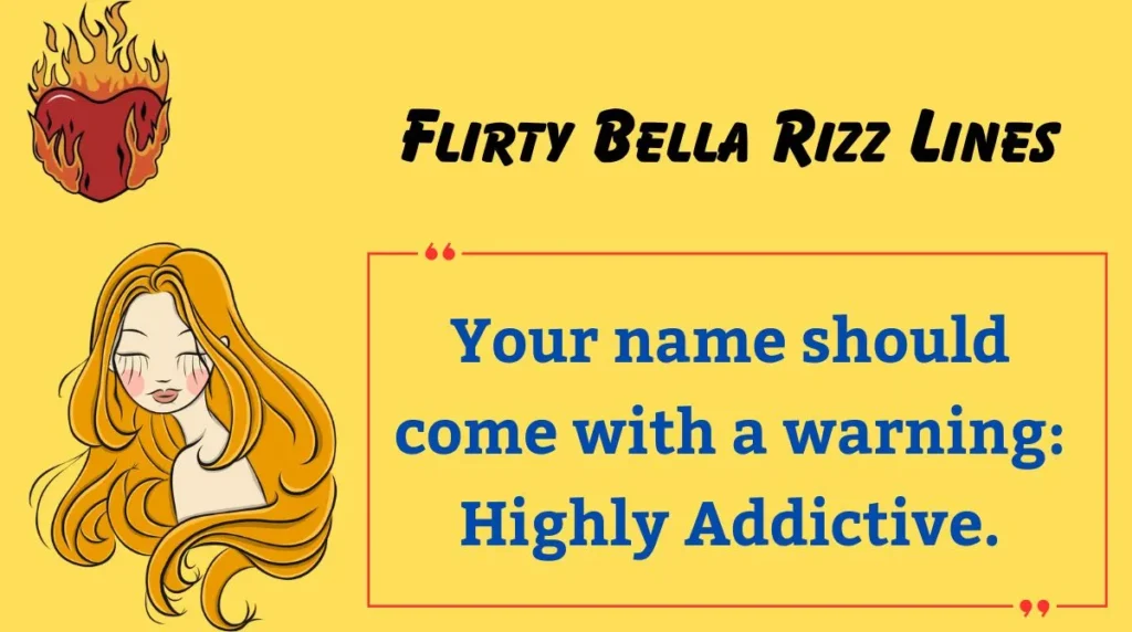 Flirty Bella Rizz Lines