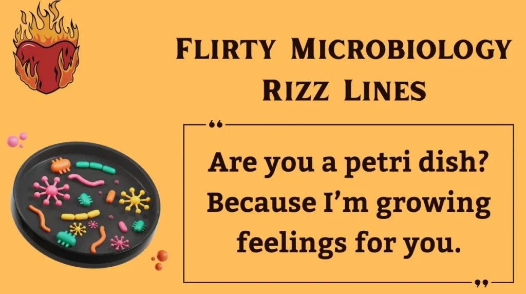 Flirty Microbiology Rizz Lines