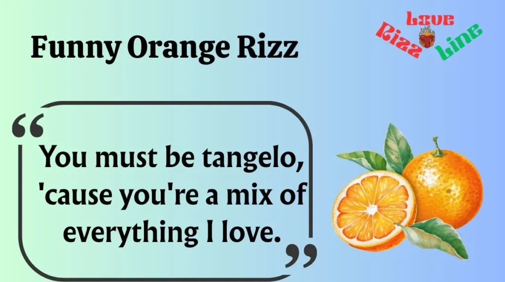 Funny Orange Rizz