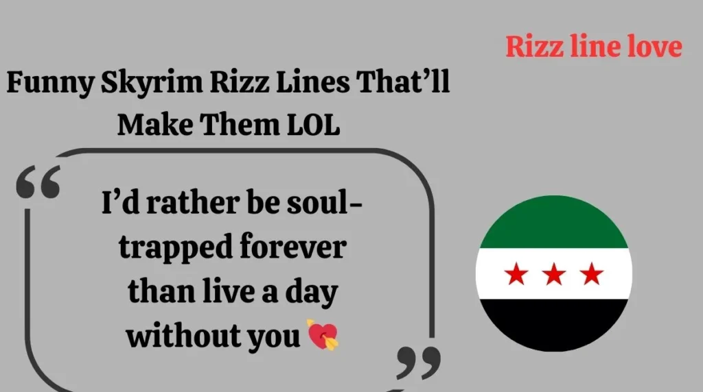 Funny Skyrim Rizz Lines That’ll Make Them LOL