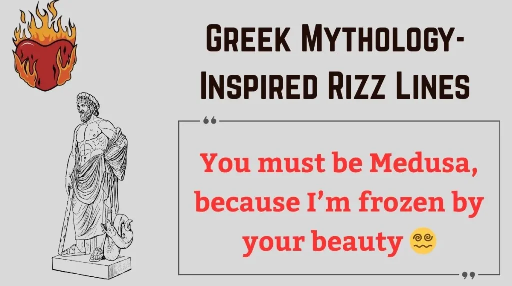 Greek Mythology-Inspired Rizz Lines