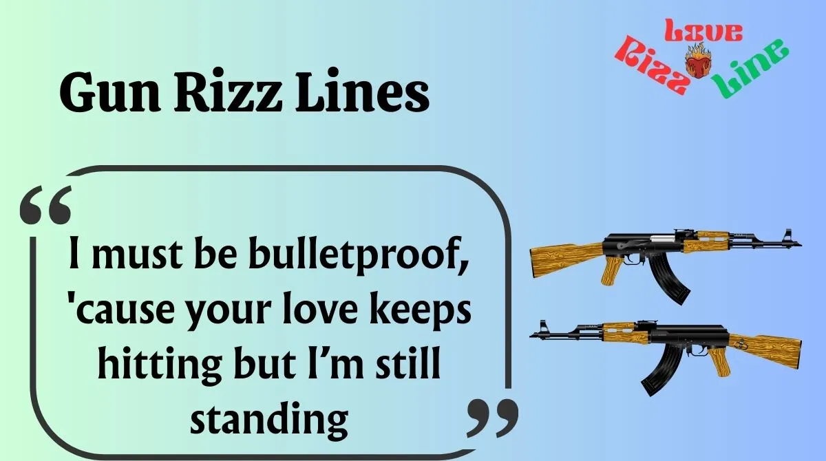 You are currently viewing 🔫 141+ Gun Rizz Lines (2025) 💥 | Killer Pick-Up Lines That Slay Every Time