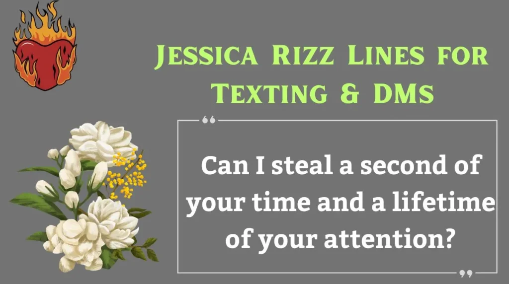 Jessica Rizz Lines for Texting & DMs