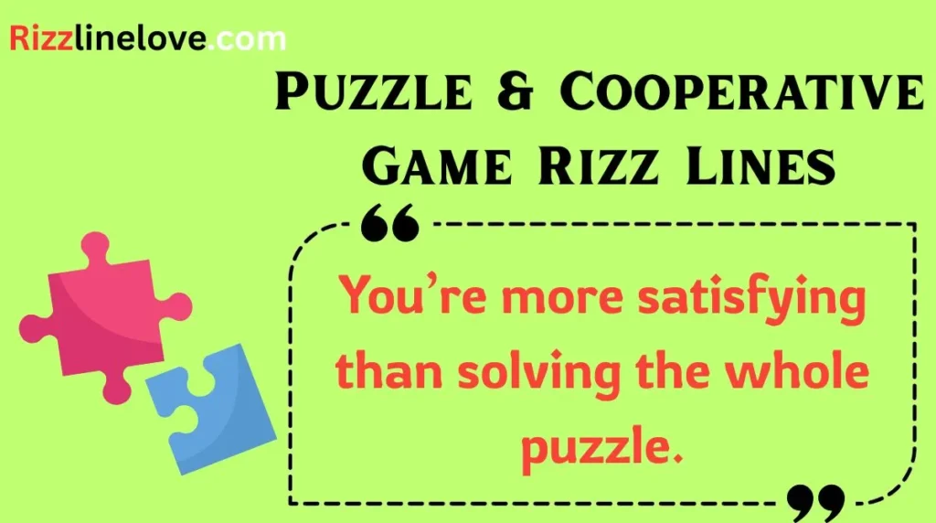 Puzzle & Cooperative Game Rizz Lines