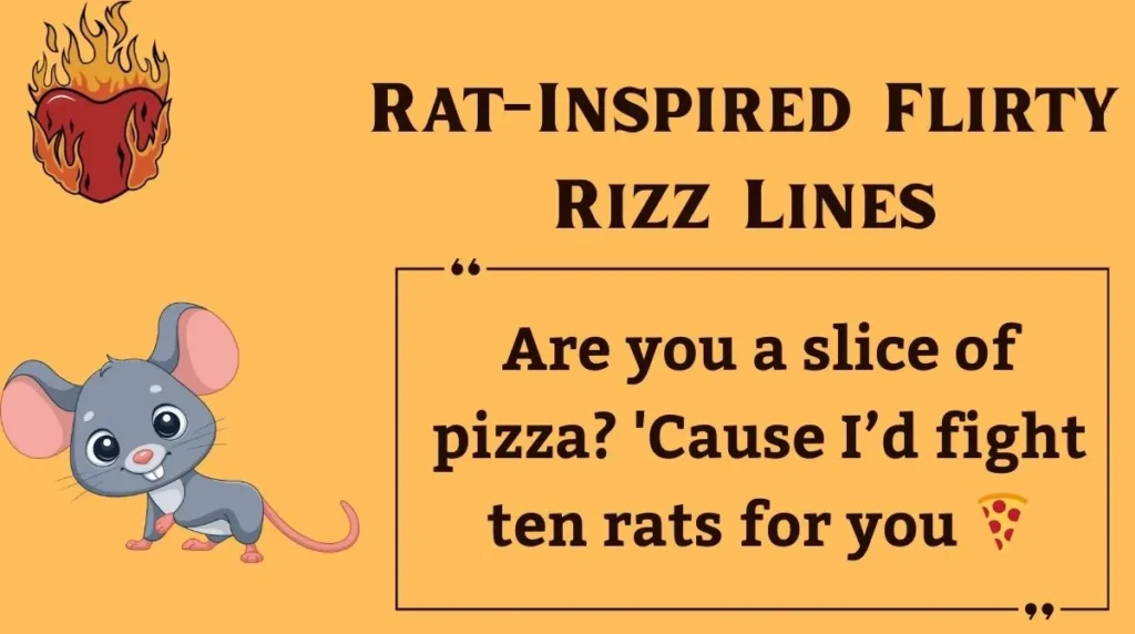 Rat-Inspired Flirty Rizz Lines