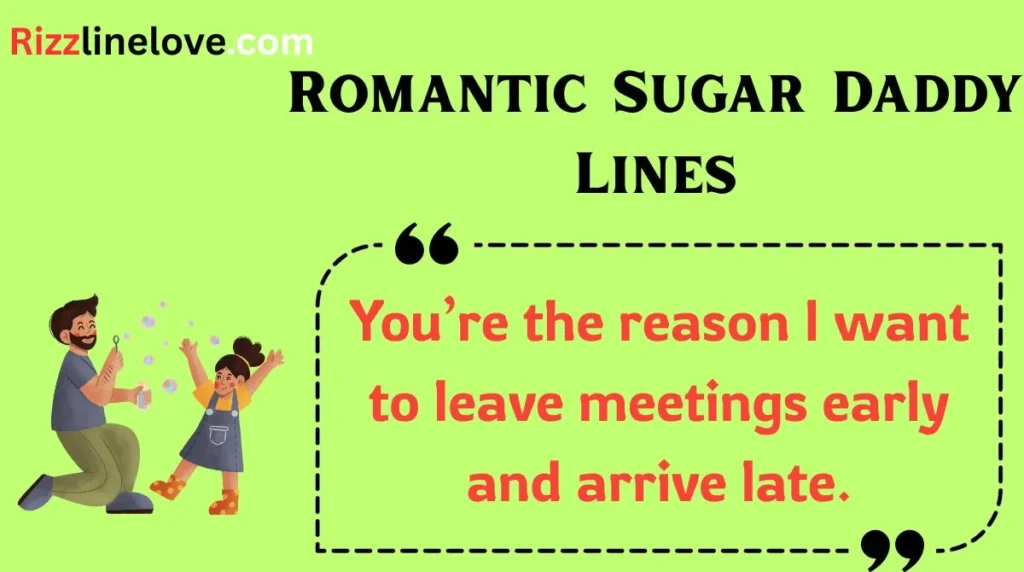 Romantic Sugar Daddy Lines