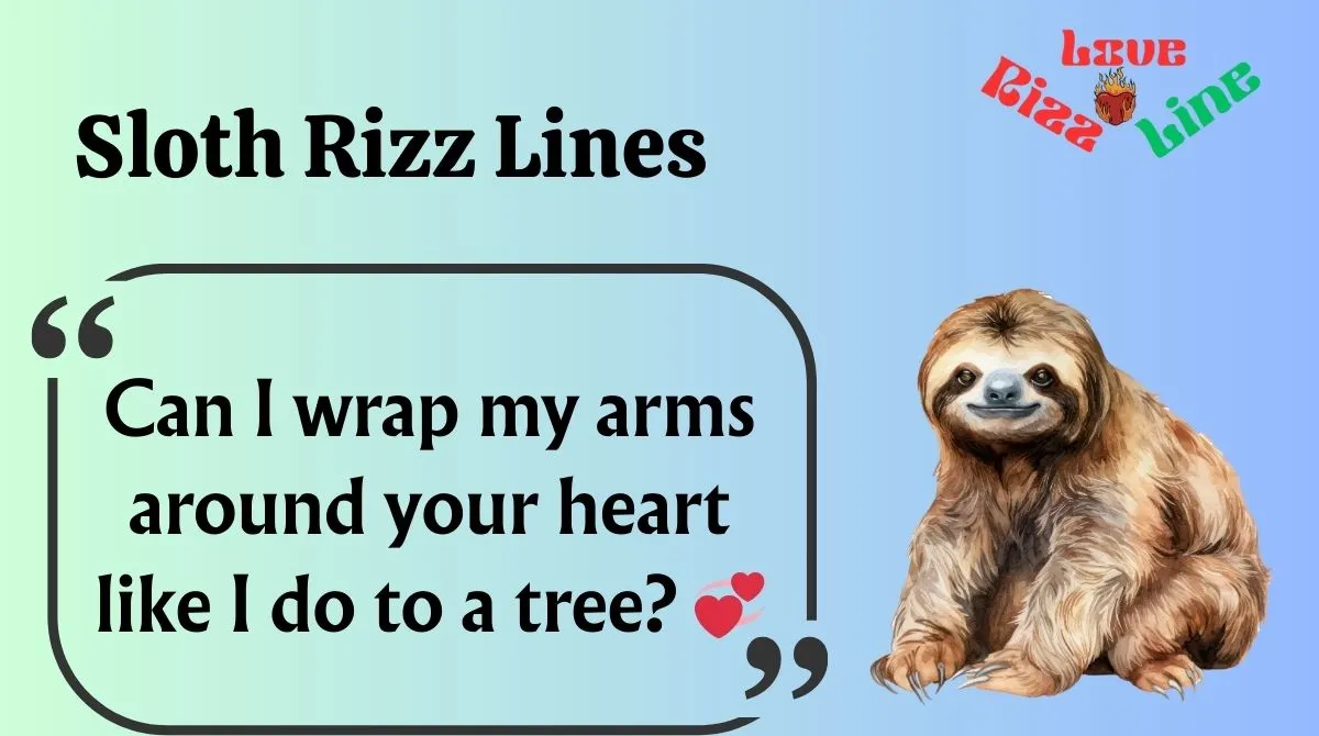 You are currently viewing 🐾 132+ Sloth Rizz Lines (2025) 🐌✨ Slow but Smooth Pickup Lines to Charm with Chill Vibes!