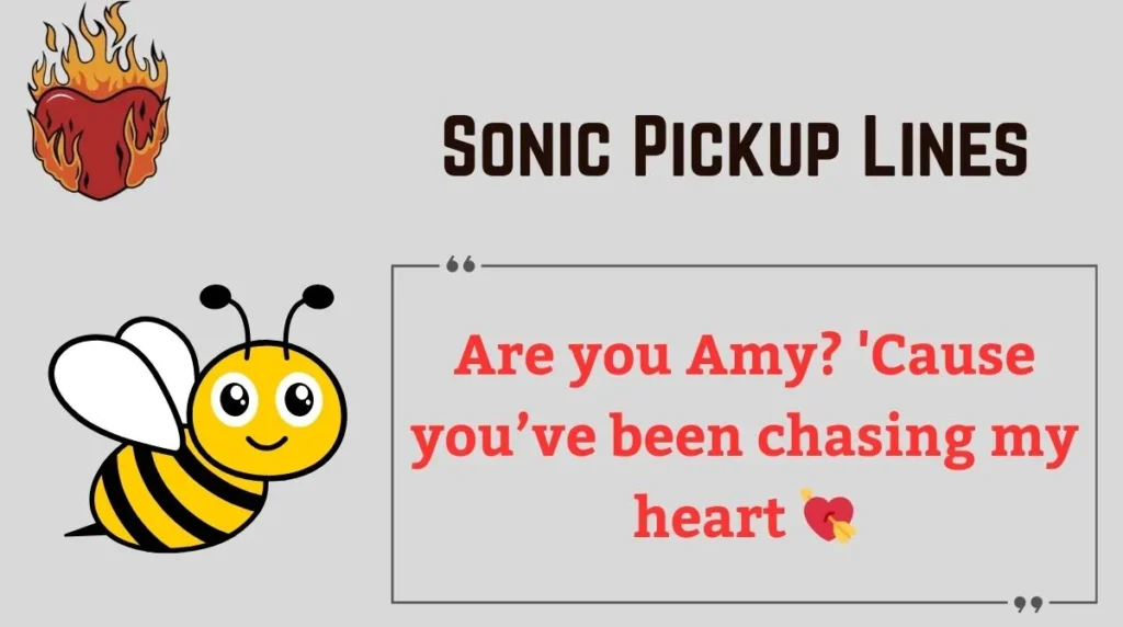 Sonic Pickup Lines
