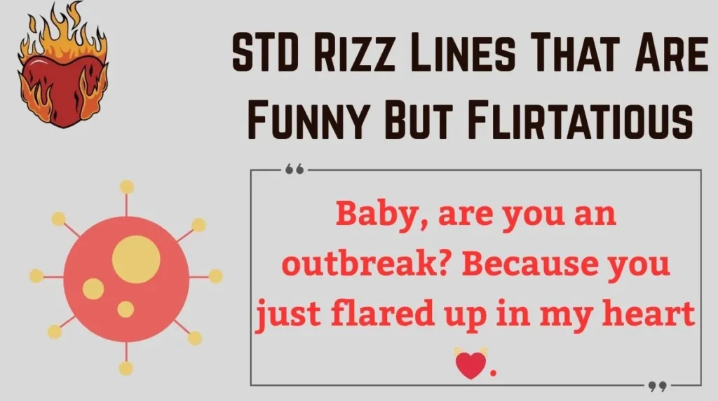 STD Rizz Lines That Are Funny But Flirtatious
