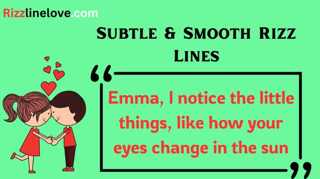 Subtle & Smooth Rizz Lines