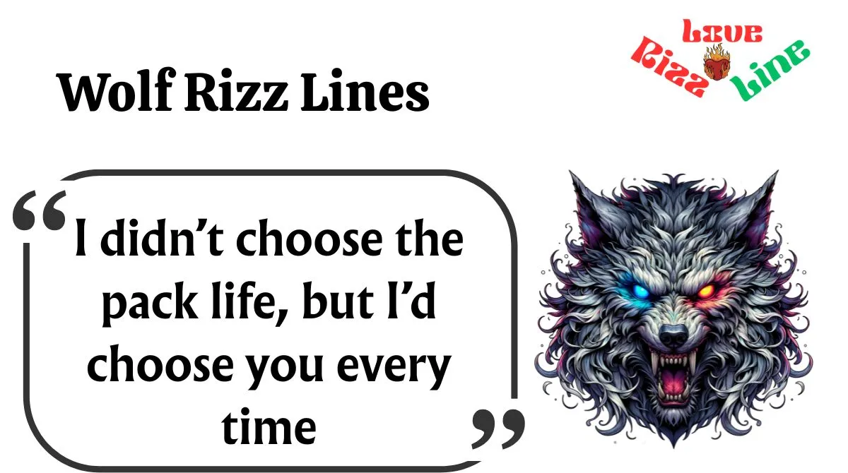 You are currently viewing 🐺 148+ Wolf Rizz Lines That’ll Make ‘Em Howl in 2025 🔥💬