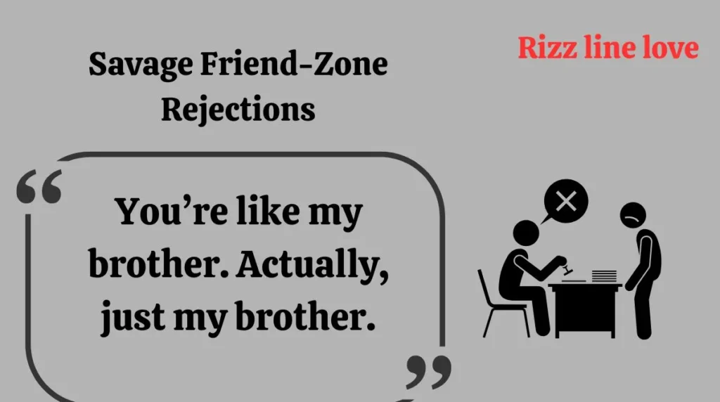 Savage Friend-Zone Rejections
