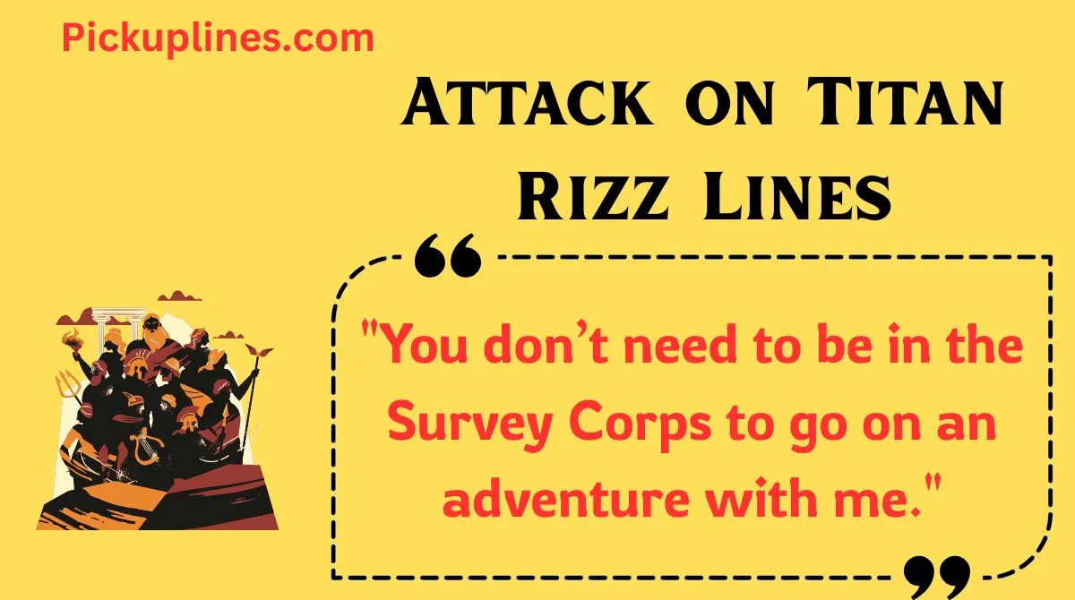 You are currently viewing 131+ Attack on Titan Rizz Lines 💥🛡️ (2025)