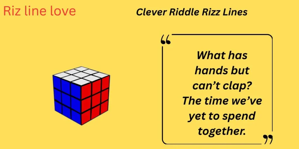 Clever Riddle Rizz Lines