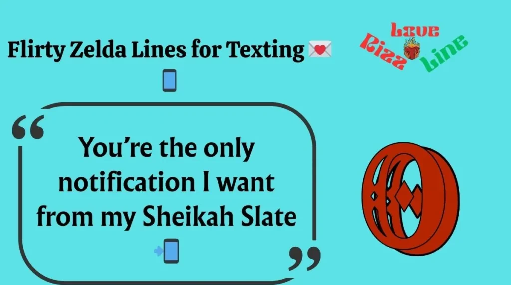 Flirty Zelda Lines for Texting 