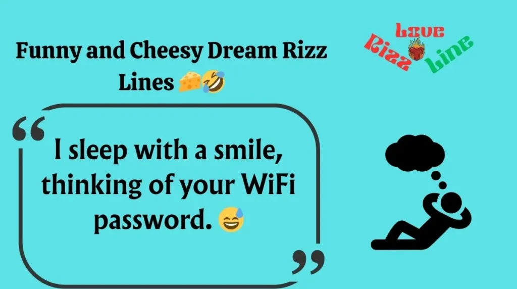 Funny and Cheesy Dream Rizz Lines 
