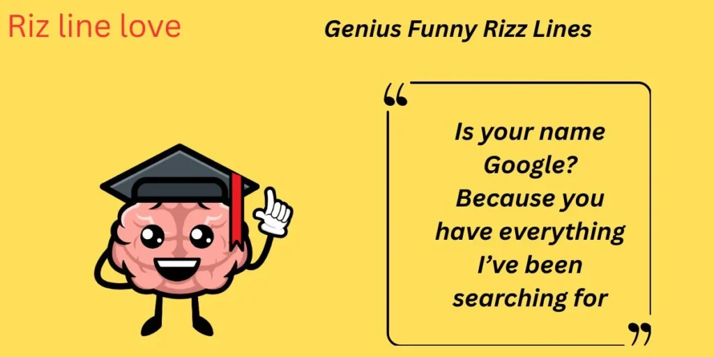 Genius Funny Rizz Lines