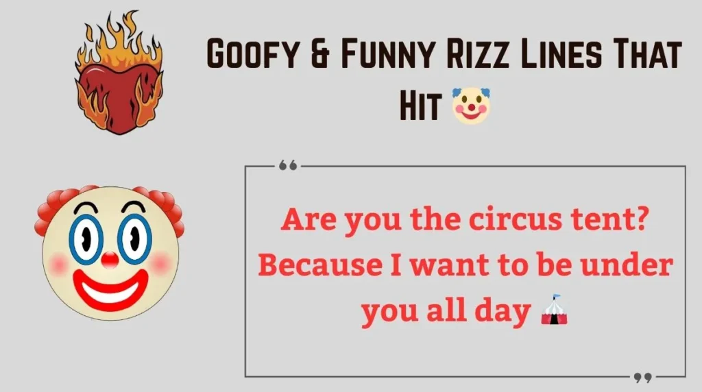 Goofy & Funny Rizz Lines That Hit 
