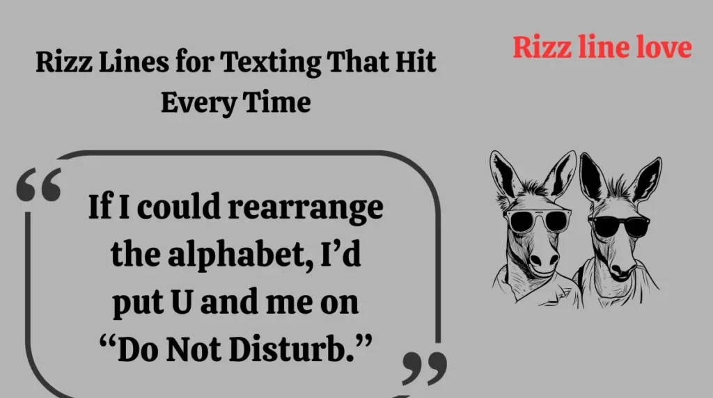Rizz Lines for Texting That Hit Every Time
