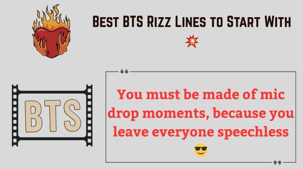 Best BTS Rizz Lines to Start With 