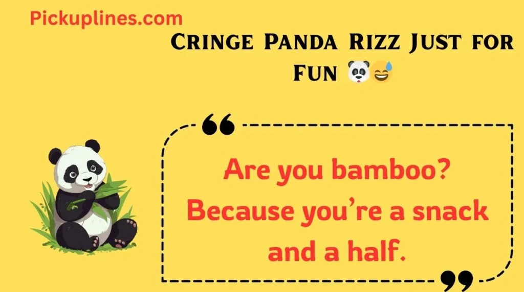 Cringe Panda Rizz Just for Fun 