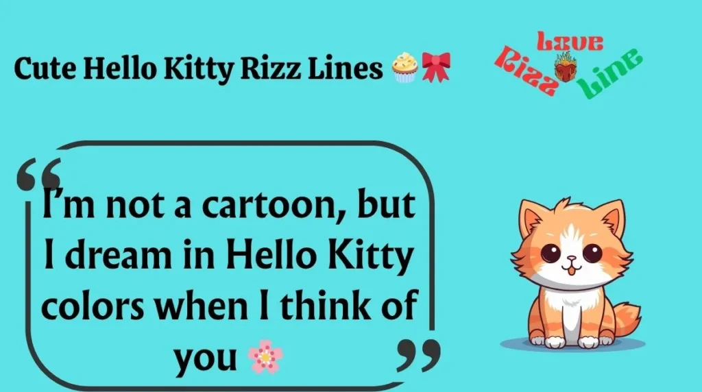 Cute Hello Kitty Rizz Lines 