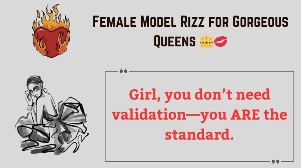 Female Model Rizz for Gorgeous Queens 