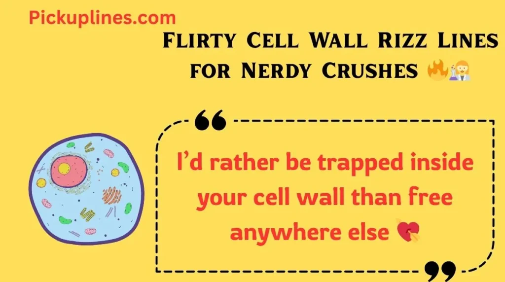 Flirty Cell Wall Rizz Lines for Nerdy Crushes 
