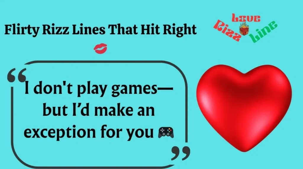 Best Heart Rizz Lines to Start With 