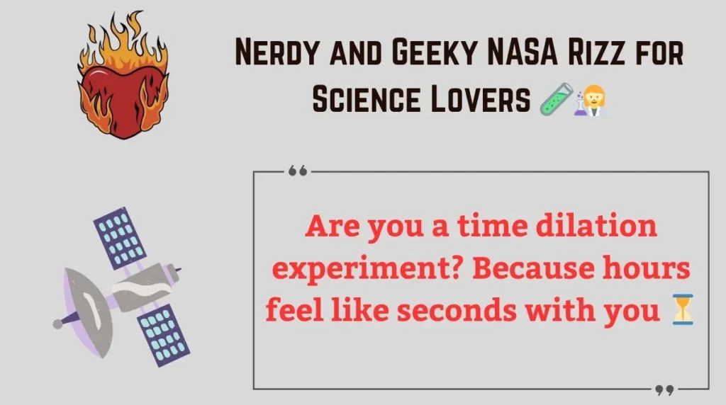 Nerdy and Geeky NASA Rizz for Science Lovers 
