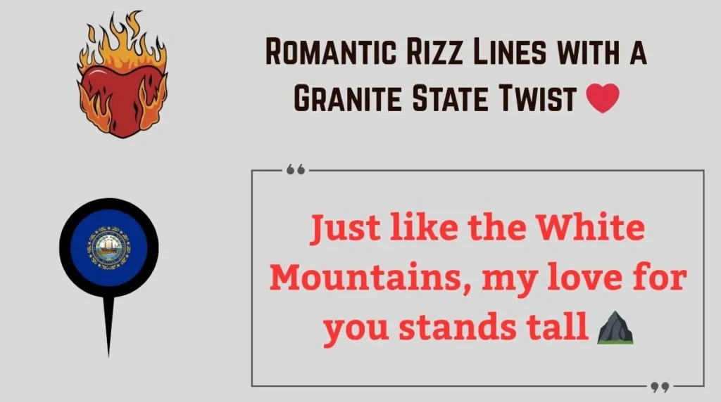 Romantic Rizz Lines with a Granite State Twist 