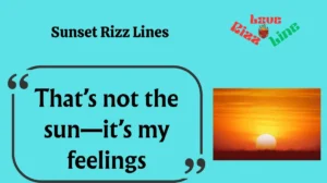 Sunset Rizz Lines