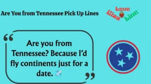 Are You from Tennessee Pick Up Lines