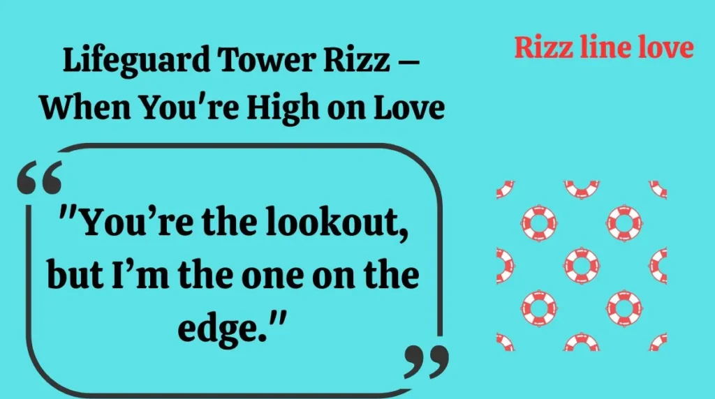 Lifeguard Tower Rizz – When You're High on Love