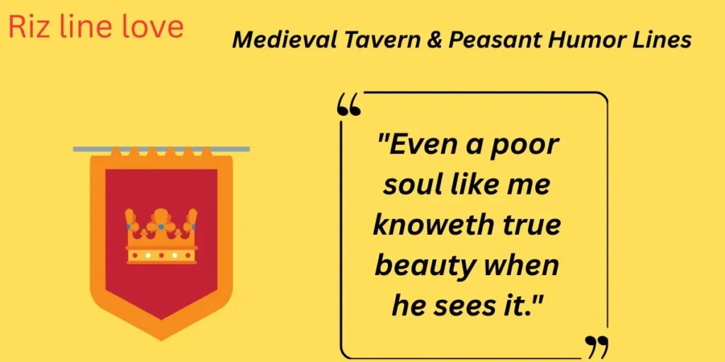  Medieval Tavern & Peasant Humor Lines
