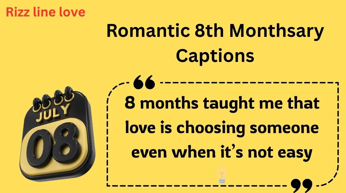 You are currently viewing 💖 145+ Romantic 8th Monthsary Captions for Instagram (2025 Edition) 💑✨