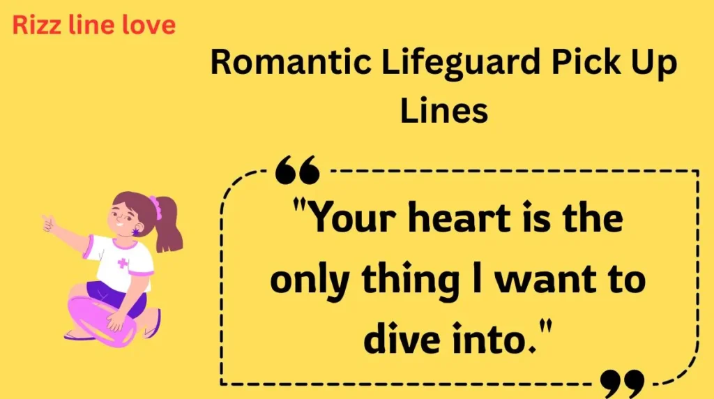 Romantic Lifeguard Pick Up Lines