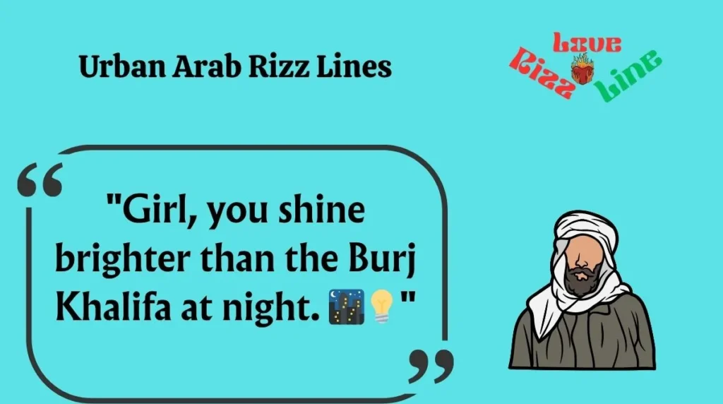 Urban Arab Rizz Lines