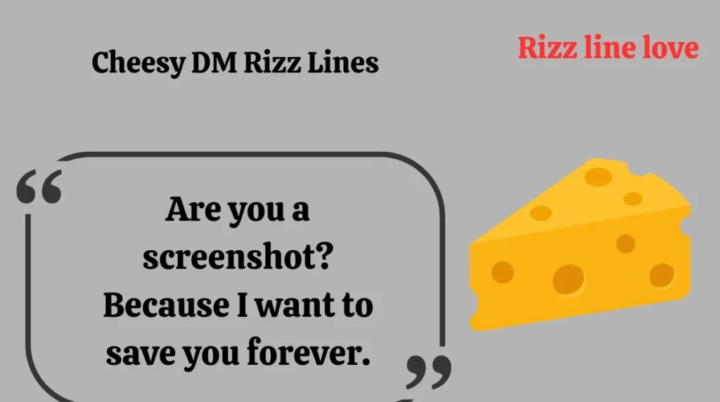 Cheesy DM Rizz Lines 