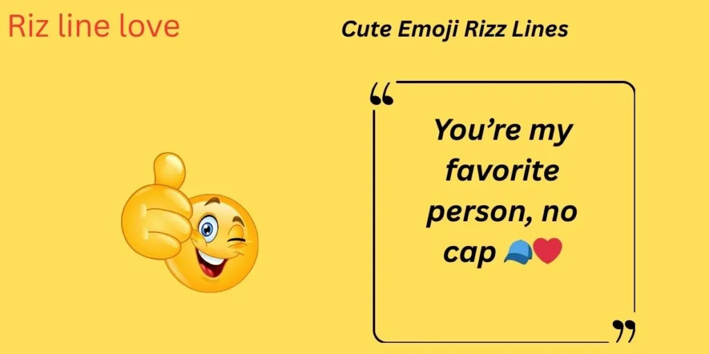 Cute Emoji Rizz Lines