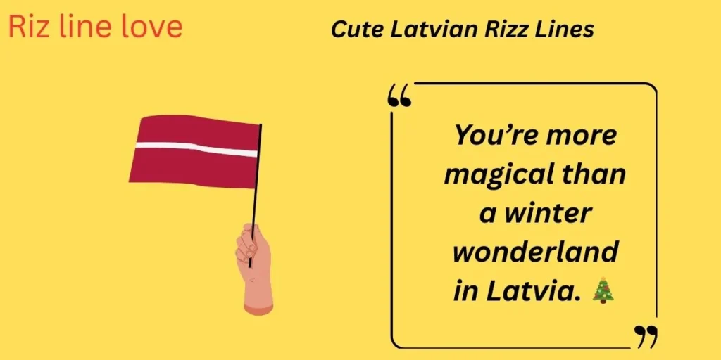 Cute Latvian Rizz Lines