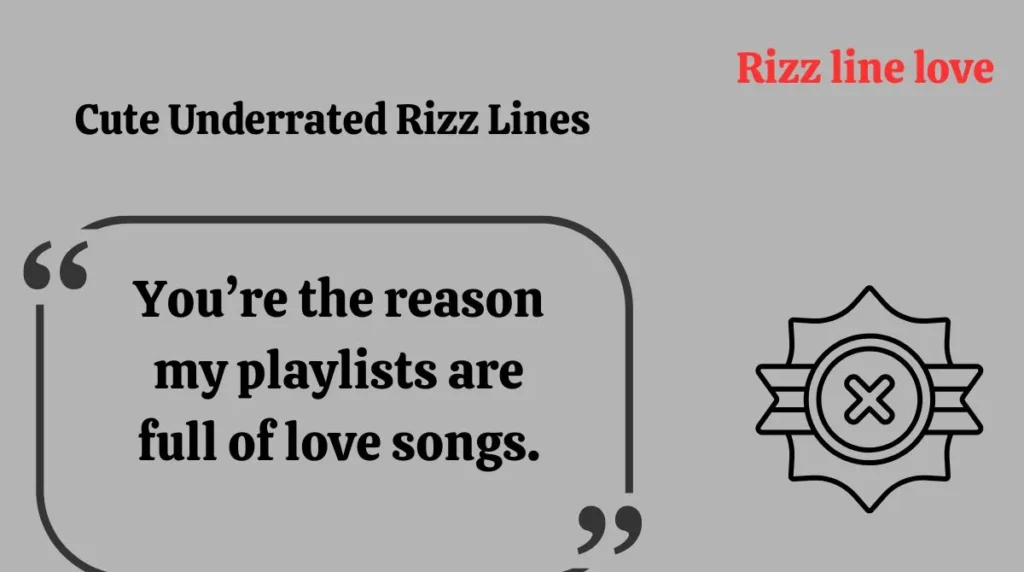 Cute Underrated Rizz Lines