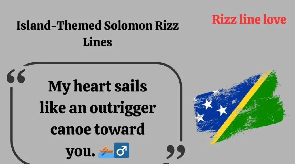 Island-Themed Solomon Rizz Lines