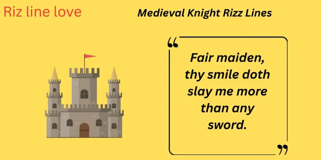 Medieval Knight Rizz Lines